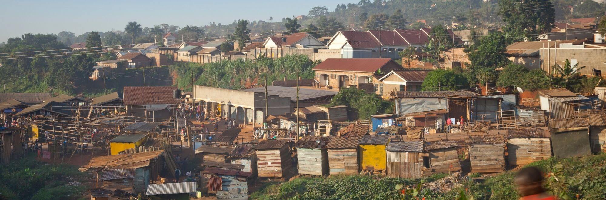 a neighborhood in uganda