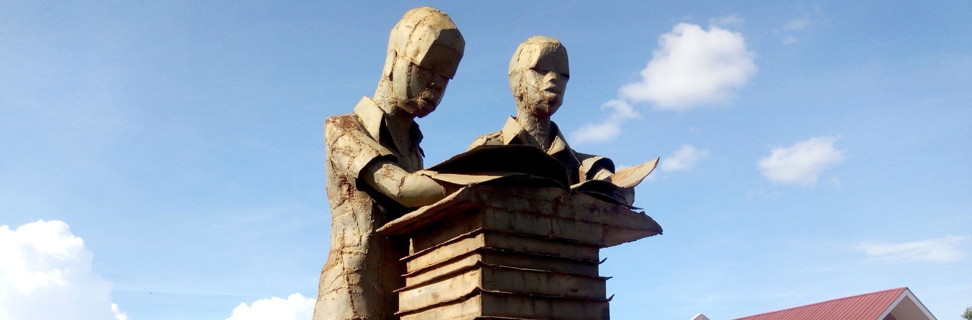 monument in honor of the end of the LRA's presence in uganda
